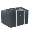 Gartenhaus Svita Metall 277 x 309 cm grau